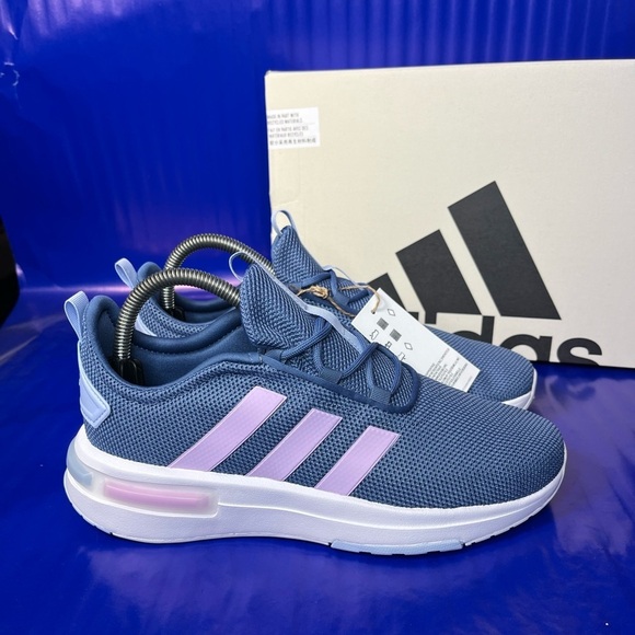 🆕 adidas Racer TR23 Size 6K (Kids) Women’s Size 7 Purple/Pink Fast Shipping - Picture 1 of 6